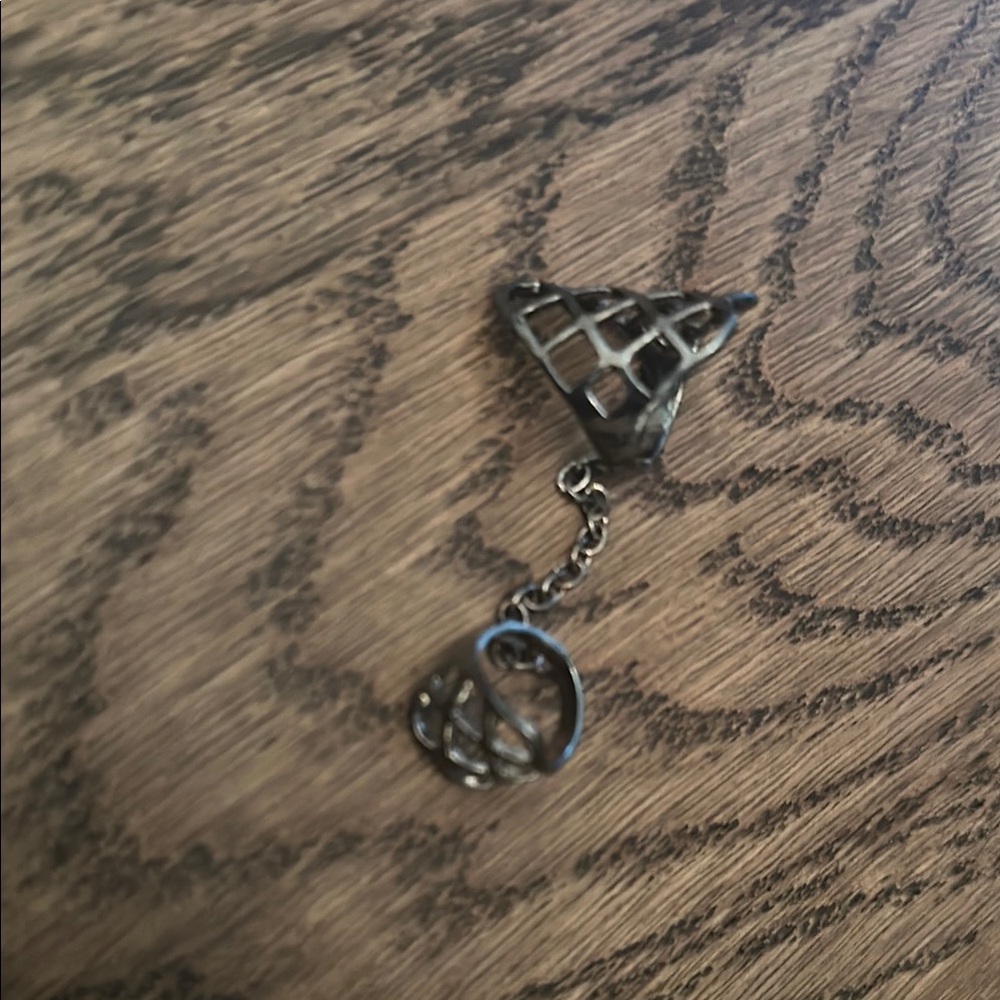Unique Silver Cage Ring